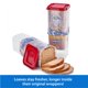 thumbnail image 2 of Bread Box Buddeez Bread Buddy Fresh - Recipiente para almacenamiento, color rojo, 2 of 8