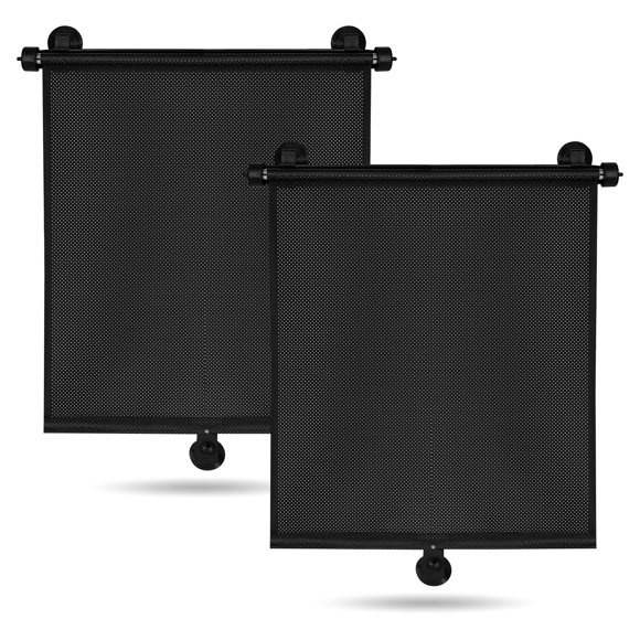 Parasol para coche wplhb 2 unidades retráctil bloqueador UV