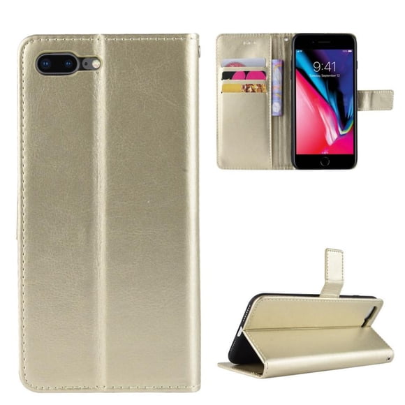 Funda tipo libro para iPhone SE 2020/8/7, cartera todo‑en‑uno, funda multifuncional con tarjetero y correa de muñeca desmontable