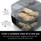 thumbnail image 4 of Freidora Cooker & Air Fryer Ninja SF301 Speedi de 6 cuartos de galón, color gris salado, 4 of 9