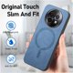 thumbnail image 2 of Magnetic Slim Case for Realme 13 Pro 5G with Camera Guard & Anti-Scratch Back Blue, 2 of 5