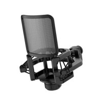 Magideal - Suspensión De Montaje De Choque De Micrófono Con Soporte Ajustable De Prevención De Reventones Clip De Soporte De Montaje De Choque De Micrófon , Negro