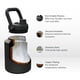 thumbnail image 3 of Thermos Asobu Mighty Jarra de Acero Inoxidable de 2 L Gris, 3 of 6