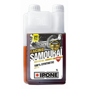 Aceite Para Moto Ipone 100% Sintetico Racing Samurai 2T