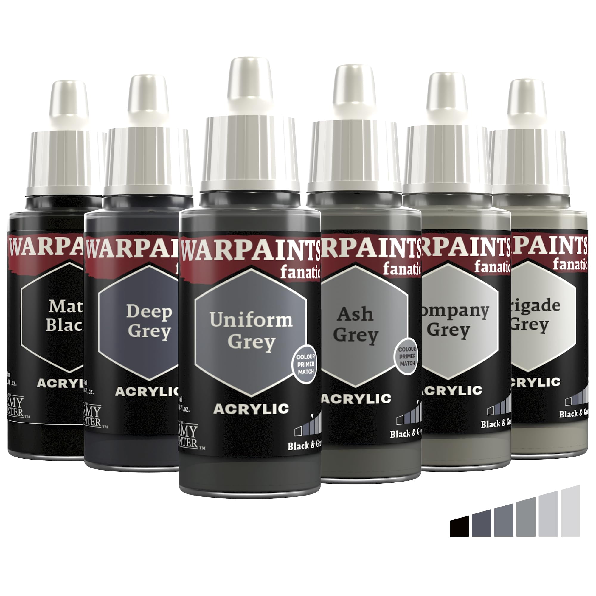 Set De Pinturas Acrílicas The Army Painter Warpaint Fanatic 18 Ml X6