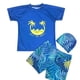 thumbnail image 1 of Conjunto De Baño Niños Jovenes Short Polera Gorro Manga Corta Palmeras 0062, 1 of 4