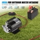 thumbnail image 2 of Bomba de agua FIDISP 12 V 1/10 HP 330 GPH con kit de mangueras de 2 x 1,8 m, 2 of 6