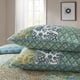 thumbnail image 4 of Cubrecama NEWLAKE King de algodón con patchwork, juego de colcha verde, 4 of 9