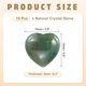 thumbnail image 2 of Uxcell 15 Piezas de Piedra de Cristal Natural en Forma de Corazón, 0.6 Pulgadas Mini Piedra de Amor Pulida, Piedra de Cristal Grabada para Mujeres, Meditación, Gris Verde, 2 of 6