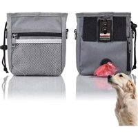 Defensor - Bolso De Snack O Premios Paseo Entrenamiento Para Perros Color Gris