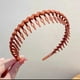 thumbnail image 4 of Hair Clip Frosted Color Headband Women's Non-slip Band Teeth Simple Pressure Headband Face Headband Hair Accessories, 4 of 5