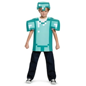 Disfraz Disguise Armor Classic Minecraft Blue Para Niños