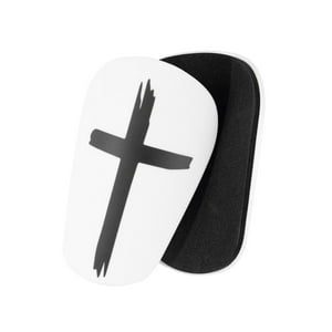 Genérico - 2 Piezas De Espinilleras De Fútbol, Equipo Protector De Pantorrilla, Protección Para Espinillas Para Adultos Y Niños, Color Blanco, 10X6Cm