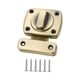 thumbnail image 3 of Cerradura De Puerta De Seguridad Con Tornillos, Pestillo Giratorio Para Puerta Interior, Pestillo Para Puerta, Bronce, 3 of 5