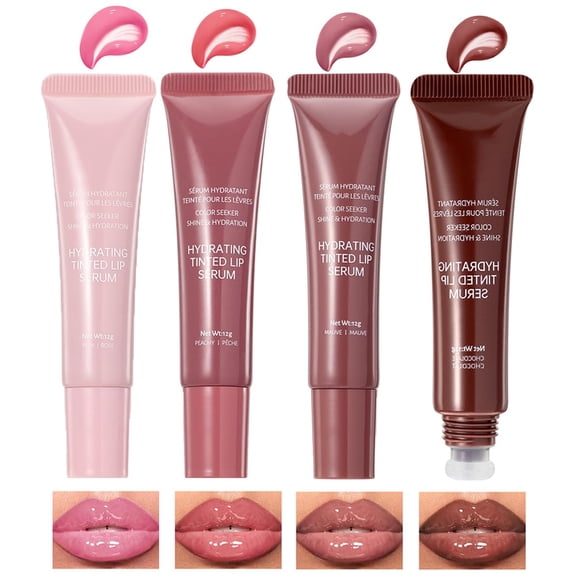 Set de Suero Labial Pakivs 4 Colores Jelly Tinte Brillo