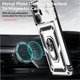 thumbnail image 5 of Funda Resistente Anillo Soporte Xiaomi Note 14 4G Privacidad Cámara Montaje Magnético Plata, 5 of 5