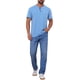 thumbnail image 2 of INSPIRE CHIC Camisetas Henley para Hombre Verano Casual de Manga Corta con Botones Básica XL Azul Claro, 2 of 6