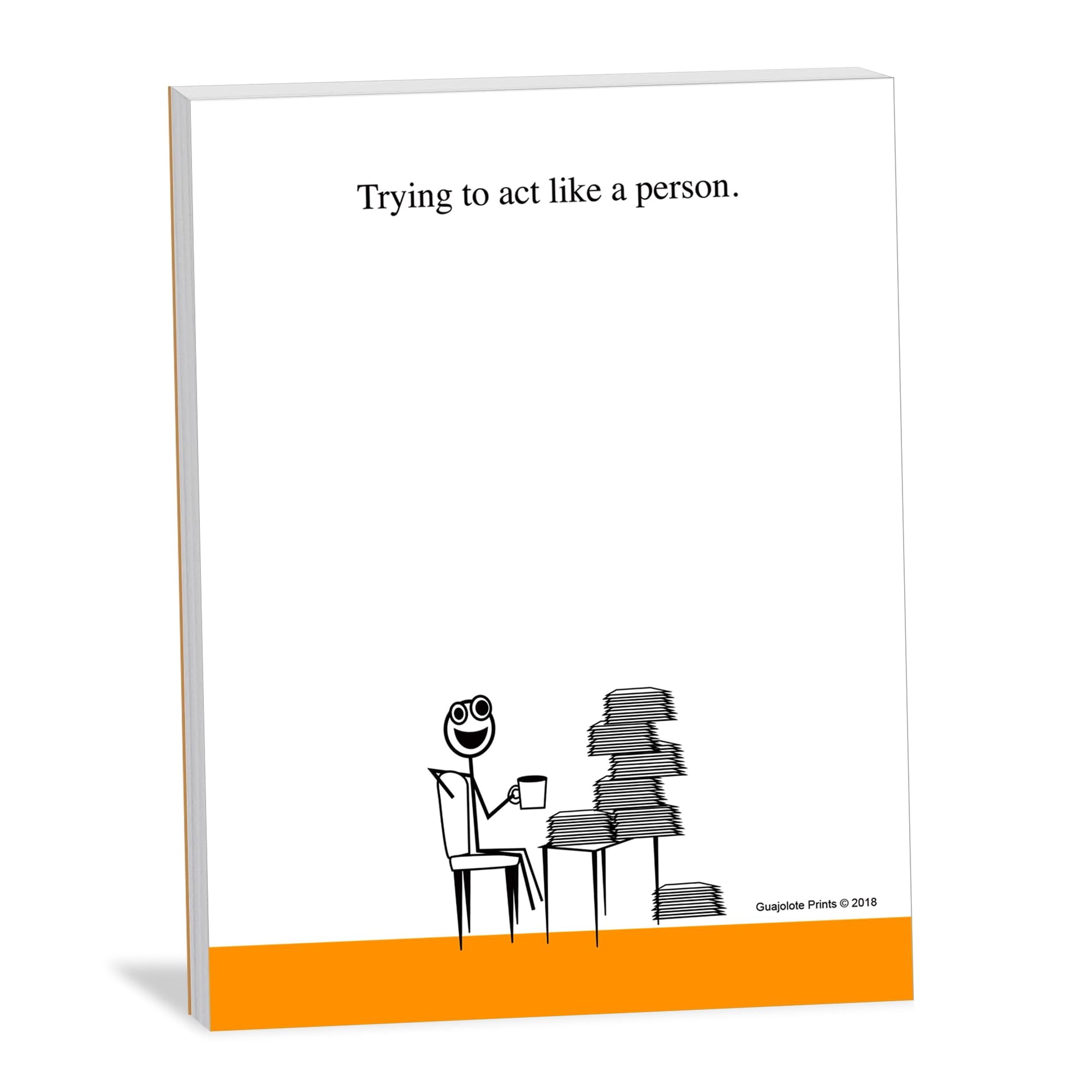 Bloc De Notas Guajolote Prints 10x13 Cm 50 Hojas Sarcástico