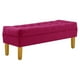 thumbnail image 2 of Banqueta Wood 2c Felpa 01 Burdeo, 2 of 4