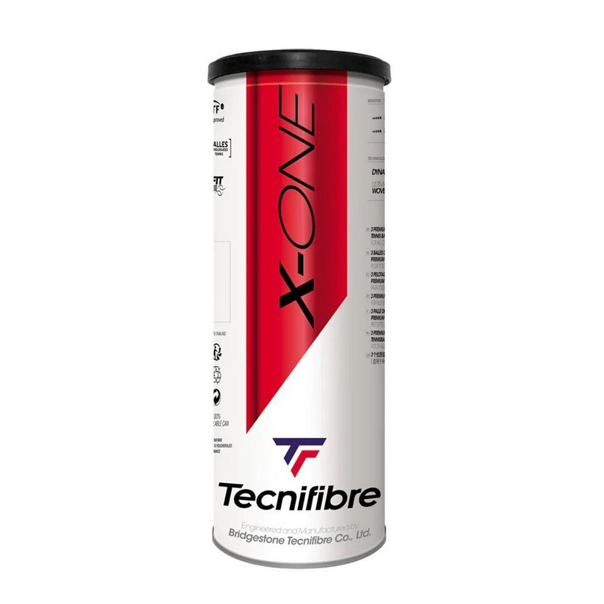 Tarro De Pelotas De Tenis Tecnifibre X-one X3
