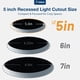 thumbnail image 2 of Luminaria Amico de 13 cm, 5 CCT, 11 W, 900 lm, regulable, paquete de 6, 2 of 7