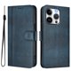 thumbnail image 1 of Funda Cartera para iphone 15 Pro Protección 360° con Ranuras para Tarjetas y Soporte Azul, 1 of 6