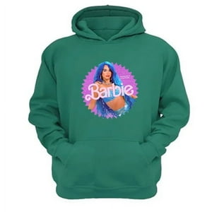 Genérico - Polerón Canguro Dua Lipa Muñeca Modelo Verde Aguamarina Talla M Unisex