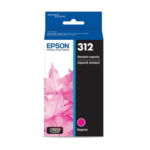 Cartucho De Tinta Epson 312 Claria Photo Hd Magenta T312320-S