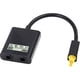 thumbnail image 5 of Adaptador de audio 1 a 2, divisor de cable óptico digital, adaptador de audio de fibra óptica, adaptador distribuidor de fibra óptica, negro, 5 of 5