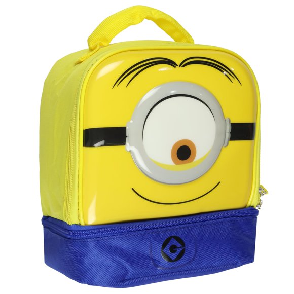 Lonchera AI ACCESSORY 25 cm Minions de doble compartimento