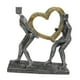 thumbnail image 3 of Escultura Corazón Peso del Amor Resina, 3 of 3