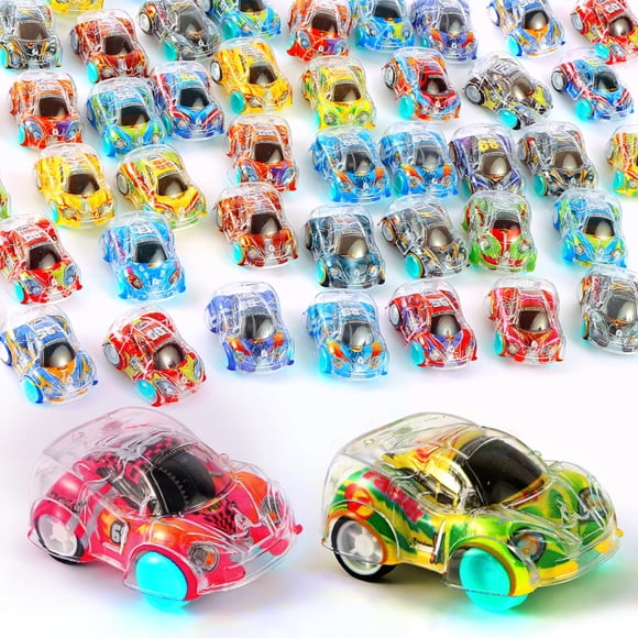 Autos de juguete QSONSELL, 50 piezas, mini autos de carrera de retroceso