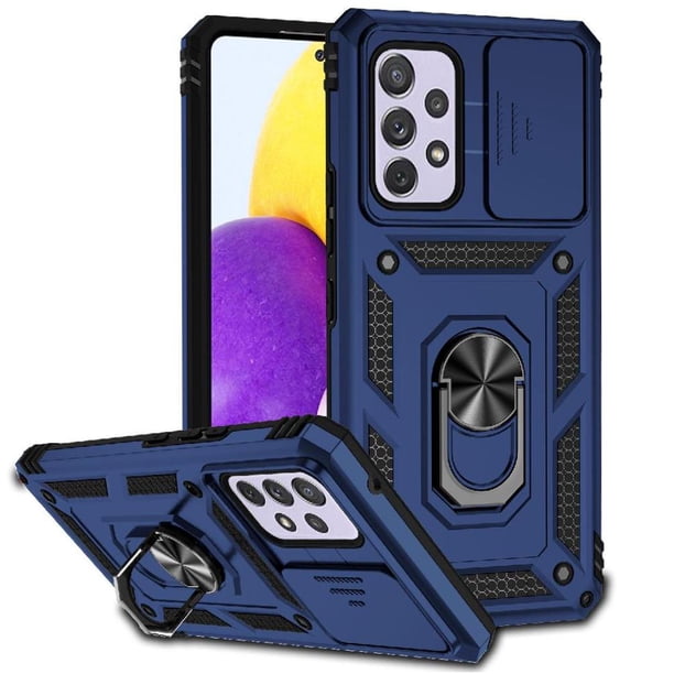 Estuche GANGXUN para Samsung Galaxy A72 4G/5G, soporte giratorio 360°, estilo mecánico y magnético