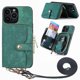 thumbnail image 1 of Funda Tipo Cartera con Correa Cruzada para iPhone 13 Pro Max Protección Contra Golpes Verde, 1 of 5