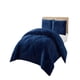 thumbnail image 1 of Cobertor De Inverno Texturizado Ry King Azul Oscuro, 1 of 4