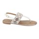 thumbnail image 1 of Sandalia Chalada Mujer Call-27 Blanco Plana, 1 of 6