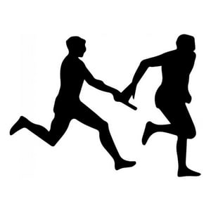 Rienda Libre Graphics - Decomural Relay Runners Athletics Sports Ws-34554