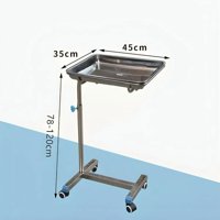 Genérico - Mesa Mayo Bandeja Removible Altura Regulable 45X35 Cm