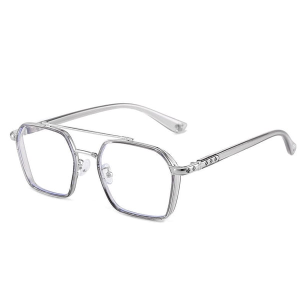 Trendy Blue Ray Cut Full Rim Eyeglasses for Men and Women - Square Spectacle Frame for Fashionable Style