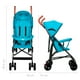 thumbnail image 2 of Coche Paragua Paseo Bebe Plegable Niño Niña Celeste, 2 of 8