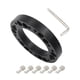 thumbnail image 2 of Almohadilla Espaciadora Del Adaptador Del Cubo Del Volante Del Coche de Aleación de Aluminio, con 6 Tornillos Accesorios Universales de Dirección Piez Negro, 2 of 5