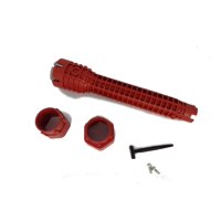 Genérica - Llave Multi-Función Gásfiter Instalación/Reparación Grifería Rojo