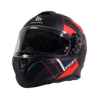 Mt Helmets - Casco Para Moto Mt Targo Veneris A4 Rojo Mate Xl