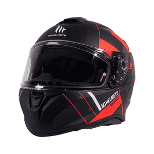 Mt Helmets - Casco Para Moto Mt Targo Veneris A4 Rojo Mate L