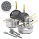 thumbnail image 1 of Juego de utensilios de cocina GreenPan Hybrid de 13 piezas de acero inoxidable dorado, 1 of 7