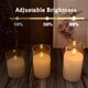 thumbnail image 3 of Juego de velas recargables sin llama LEDHOLYT con control remoto, 3 of 6