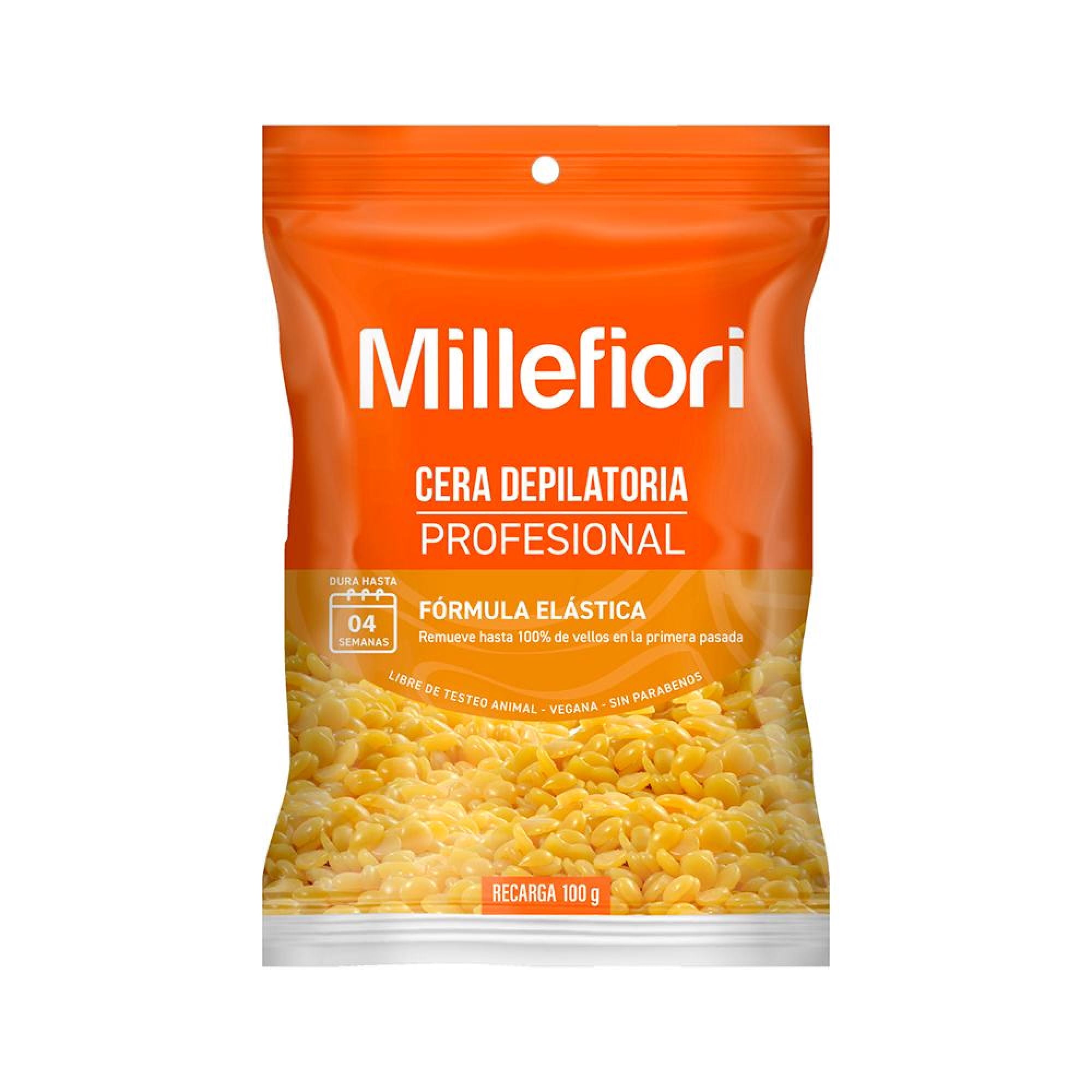 Cera Depilatoria Recarga En Perlas 100 g Millefiori