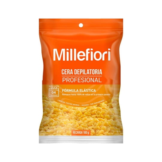 Cera Depilatoria Recarga En Perlas 100 g Millefiori