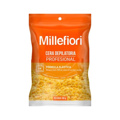 Cera Depilatoria Recarga En Perlas 100 G Millefiori