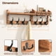 thumbnail image 2 of Perchero de pared Evermagin 29 con estante y 11 ganchos, 2 of 6